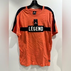 South Pole Coral “Legend” Chenille Graphic SS Tee NWT